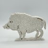 Serie Deko und Wohnaccessoires 3D-Druck von PADRU Das Teamwork in Wien; Wildschwein in Stone-Optik