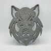 Wildschwein Schild, Deko, 3D-Druck aus PLA, Stone-Optik dunkel, 1St. PADRU - Pail Druck 3D-Druck Manufaktur, ein Marke von Das Teamwork CoPa e.U. Design Mike P.