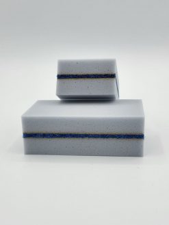 Melamin-Schmutzradierer grau mit blauem Mittelpad, 120x65x40mm, 1St, Das Teamwork in Wien