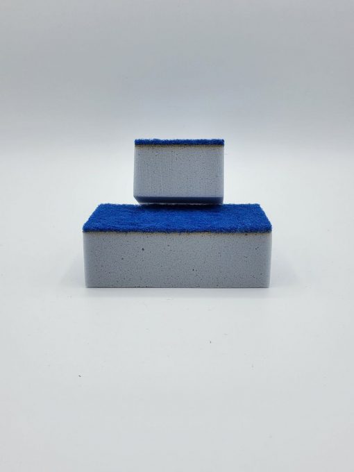 Melamin-Schmutzradierer grau mit blauem Toppad, 120x65x40mm, Industriequalität, 1St, Das Teamwork in Wien
