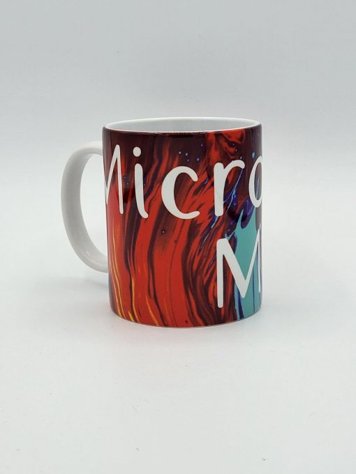 Tasse Micro Micro, Geschenke Tasse, Motiv Tasse, 355ml, in verschiedenen Farb-Effekten, 1_Das Teamwork