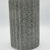 Vase, Flaschenkühler, Sektkübel mit Logo Micro Micro, Stone-Optik dunkel, Maße 16x16x24cm, 1St - PADRU