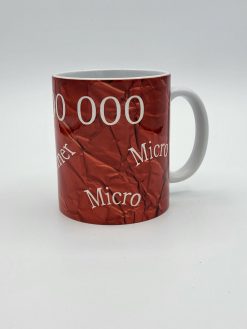 Tasse 10 000 000 +, Geschenke Tasse, Motiv Tasse, 355ml, Farbe in Rot-Effekten, 1St